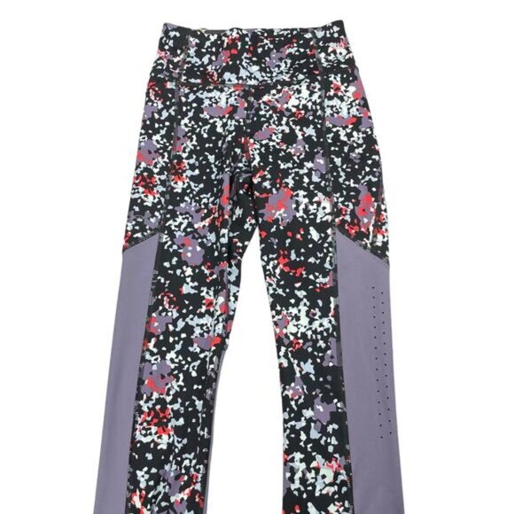 NWT UNDER ARMOUR Launch Printed High Rise Ankle Tights Sz XS - Picture 4 of 7
